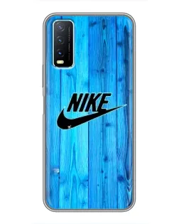Чехол для Vivo Y20 с картинкой «Голубое дерево Nike» Чехол для Vivo Y20 с картинкой «Голубое дерево Nike»