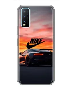 Чехол для Vivo Y20 с картинкой «Nike и суперкар» Чехол для Vivo Y20 с картинкой «Nike и суперкар»