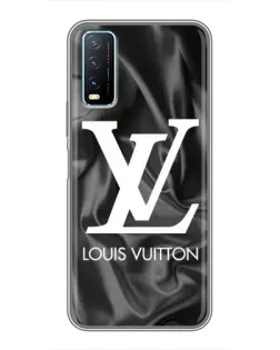 Чехол для Vivo Y20 с картинкой «Шелковый Louis Vuitton»