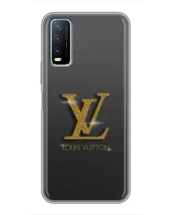 Чехол для Vivo Y20 с картинкой «Градиент Louis Vuitton»
