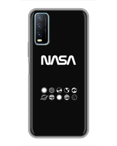 Чехол для Vivo Y20 с картинкой «NASA — технический принт» Чехол для Vivo Y20 с картинкой «NASA — технический принт»