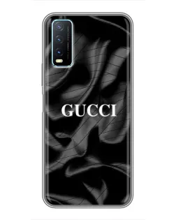 Чехол для Vivo Y20 с картинкой «Gucci — шелковые волны» Чехол для Vivo Y20 с картинкой «Gucci — шелковые волны»