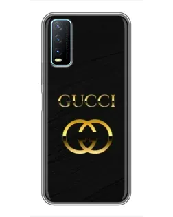 Чехол для Vivo Y20 с картинкой «Золотой логотип Gucci» Чехол для Vivo Y20 с картинкой «Золотой логотип Gucci»