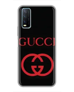 Чехол для Vivo Y20 с картинкой «Gucci — красный логотип» Чехол для Vivo Y20 с картинкой «Gucci — красный логотип»