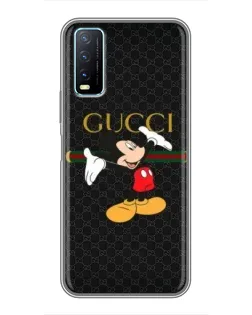 Чехол для Vivo Y20 с картинкой «Микки Маус Gucci» Чехол для Vivo Y20 с картинкой «Микки Маус Gucci»