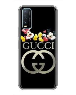 Чехол для Vivo Y20 с картинкой «Gucci — герои Disney» Чехол для Vivo Y20 с картинкой «Gucci — герои Disney»