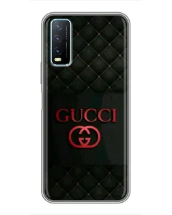 Чехол для Vivo Y20 с картинкой «Gucci — стеганый черный» Чехол для Vivo Y20 с картинкой «Gucci — стеганый черный»
