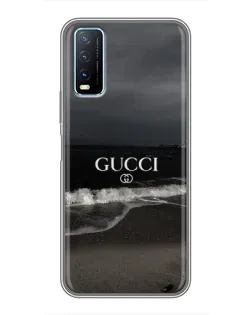 Чехол для Vivo Y20 с картинкой «Gucci — морской прибой» Чехол для Vivo Y20 с картинкой «Gucci — морской прибой»