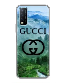 Чехол для Vivo Y20 с картинкой «Gucci — горный пейзаж» Чехол для Vivo Y20 с картинкой «Gucci — горный пейзаж»