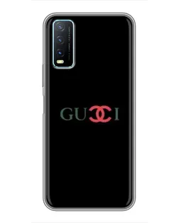 Чехол для Vivo Y20 с картинкой «Gucci — красный градиент» Чехол для Vivo Y20 с картинкой «Gucci — красный градиент»