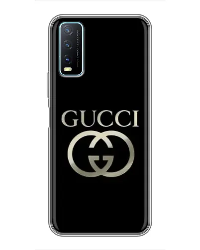 Чехол для Vivo Y20 с картинкой «Gucci — золото на черном» Чехол для Vivo Y20 с картинкой «Gucci — золото на черном»