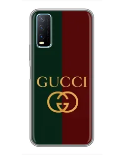 Чехол для Vivo Y20 с картинкой «Gucci — темно-зеленый градиент» Чехол для Vivo Y20 с картинкой «Gucci — темно-зеленый градиент»