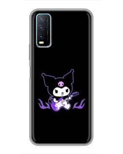 Чехол для Vivo Y20 с картинкой «Электрическая Kuromi» Чехол для Vivo Y20 с картинкой «Электрическая Kuromi»