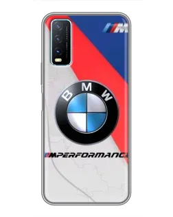 Чехол для Vivo Y20 с картинкой «BMW Performance стиль» Чехол для Vivo Y20 с картинкой «BMW Performance стиль»