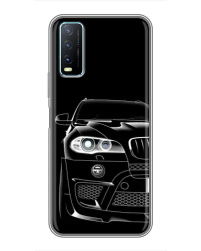Чехол для Vivo Y20 с картинкой «Темный силуэт BMW» Чехол для Vivo Y20 с картинкой «Темный силуэт BMW»