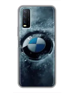 Чехол для Vivo Y20 с картинкой «Логотип BMW — лед» Чехол для Vivo Y20 с картинкой «Логотип BMW — лед»