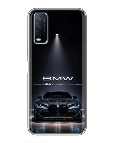 Чехол для Vivo Y20 с картинкой «BMW сквозь ночной город» Чехол для Vivo Y20 с картинкой «BMW сквозь ночной город»