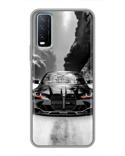 Чехол для Vivo Y20 с картинкой «BMW — акварельный дрифт» Чехол для Vivo Y20 с картинкой «BMW — акварельный дрифт»
