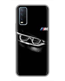 Чехол для Vivo Y20 с картинкой «BMW — взгляд тигра» Чехол для Vivo Y20 с картинкой «BMW — взгляд тигра»