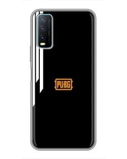 Чехол для Vivo Y20 с картинкой «PUBG — вертикальные линии»