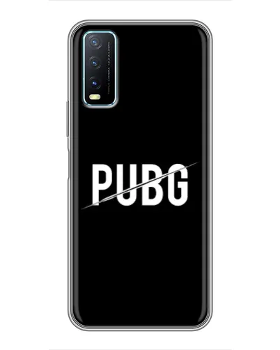 Чехол для Vivo Y20 с картинкой «PUBG — белый логотип» Чехол для Vivo Y20 с картинкой «PUBG — белый логотип»