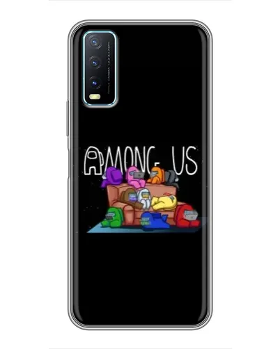 Чехол для Vivo Y20 с картинкой «Логотип Among Us» Чехол для Vivo Y20 с картинкой «Логотип Among Us»