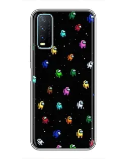 Чехол для Vivo Y20 с картинкой «Экипаж Among Us» Чехол для Vivo Y20 с картинкой «Экипаж Among Us»