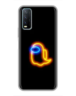 Чехол для Vivo Y20 с картинкой «Among Us неоновое сияние» Чехол для Vivo Y20 с картинкой «Among Us неоновое сияние»