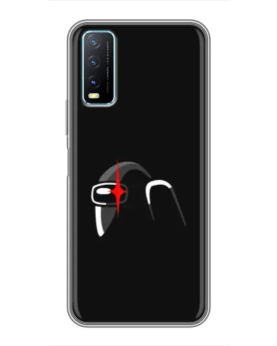 Чехол для Vivo Y20 с картинкой «Among Us шлем» Чехол для Vivo Y20 с картинкой «Among Us шлем»