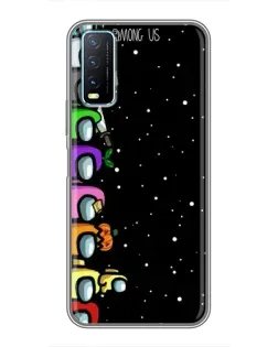 Чехол для Vivo Y20 с картинкой «Команда Among Us» Чехол для Vivo Y20 с картинкой «Команда Among Us»