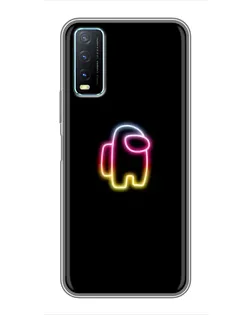 Чехол для Vivo Y20 с картинкой «Among Us градиент» Чехол для Vivo Y20 с картинкой «Among Us градиент»