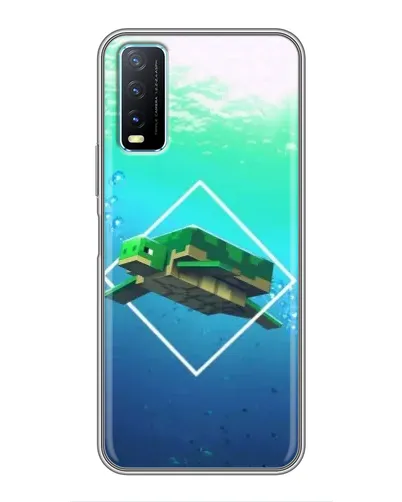 Чехол для Vivo Y20 с картинкой «Черепаха Minecraft» Чехол для Vivo Y20 с картинкой «Черепаха Minecraft»