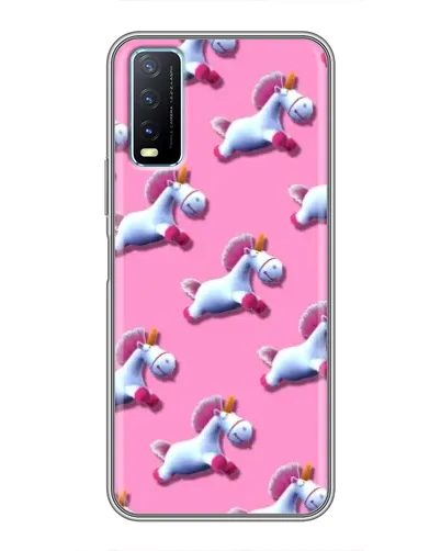 Чехол для Vivo Y20 с картинкой «Единороги на розовом» Чехол для Vivo Y20 с картинкой «Единороги на розовом»