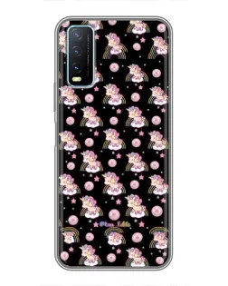 Чехол для Vivo Y20 с картинкой «Magic Unicorn паттерн»