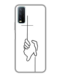 Чехол для Vivo Y20 с картинкой «Рука держит» Чехол для Vivo Y20 с картинкой «Рука держит»