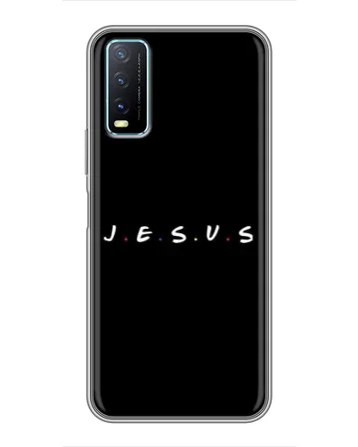 Чехол для Vivo Y20 с картинкой «Точки веры J.E.S.U.S.»