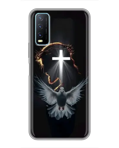 Чехол для Vivo Y20 с картинкой «Голубь и Свет»