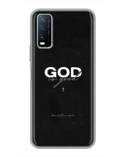 Чехол для Vivo Y20 с картинкой «GOD — Бог над всем»