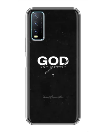 Чехол для Vivo Y20 с картинкой «GOD — Бог над всем»