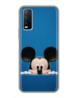 Чехол для Vivo Y20 с картинкой «Микки выглядывает»