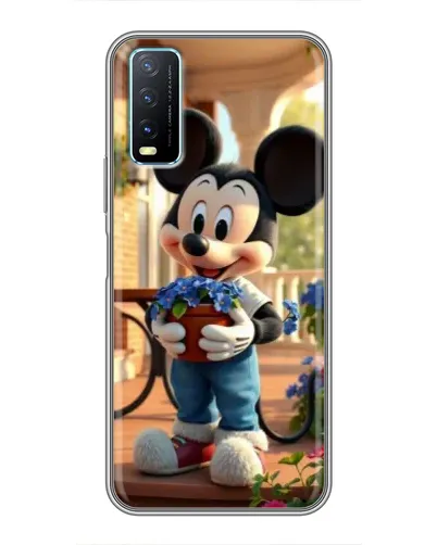 Чехол для Vivo Y20 с картинкой «Микки садовод» Чехол для Vivo Y20 с картинкой «Микки садовод»