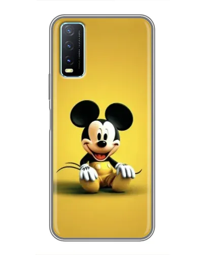 Чехол для Vivo Y20 с картинкой «Микки на желтом» Чехол для Vivo Y20 с картинкой «Микки на желтом»