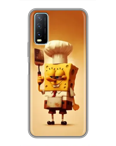 Чехол для Vivo Y20 с картинкой «Губка Боб повар» Чехол для Vivo Y20 с картинкой «Губка Боб повар»