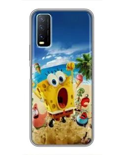 Чехол для Vivo Y20 с картинкой «Развлечения на пляже»