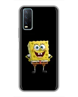 Чехол для Vivo Y20 с картинкой «Классический Губка Боб»