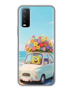 Чехол для Vivo Y20 с картинкой «Автомобильное путешествие»