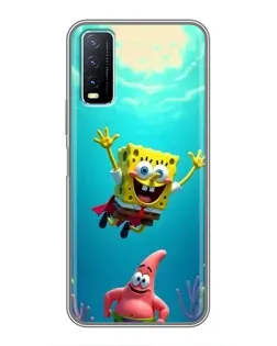 Чехол для Vivo Y20 с картинкой «Спанч Боб под водой» Чехол для Vivo Y20 с картинкой «Спанч Боб под водой»
