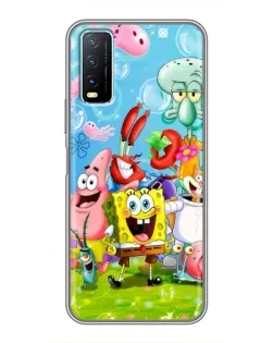 Чехол для Vivo Y20 с картинкой «Губка Боб и друзья» Чехол для Vivo Y20 с картинкой «Губка Боб и друзья»