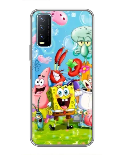 Чехол для Vivo Y20 с картинкой «Губка Боб и друзья» Чехол для Vivo Y20 с картинкой «Губка Боб и друзья»