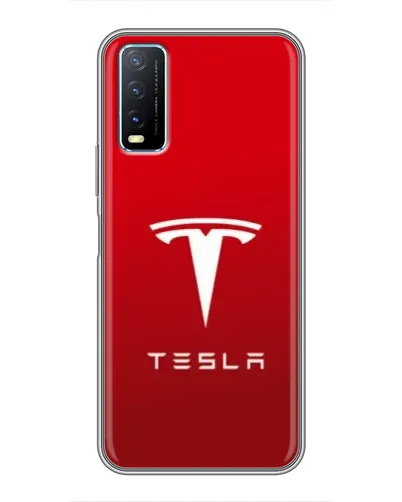 Чехол для Vivo Y20 с картинкой «Tesla Red Classic»